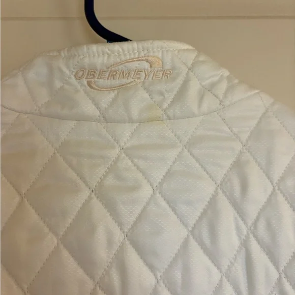 Obermeyer Women's White Quilted Puffer Jacket - Picture 5 of 7